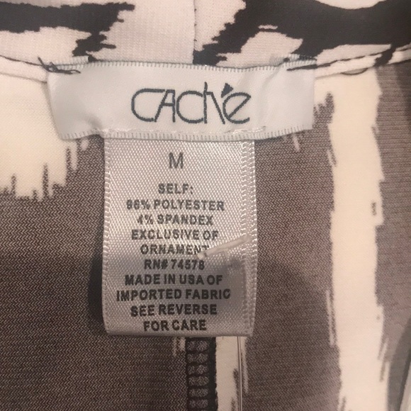 Brand new Cach’e  sleeveless Rhinestone blouse - Picture 5 of 9